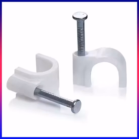 4mm Square Nail Clip Flat Cable Clips