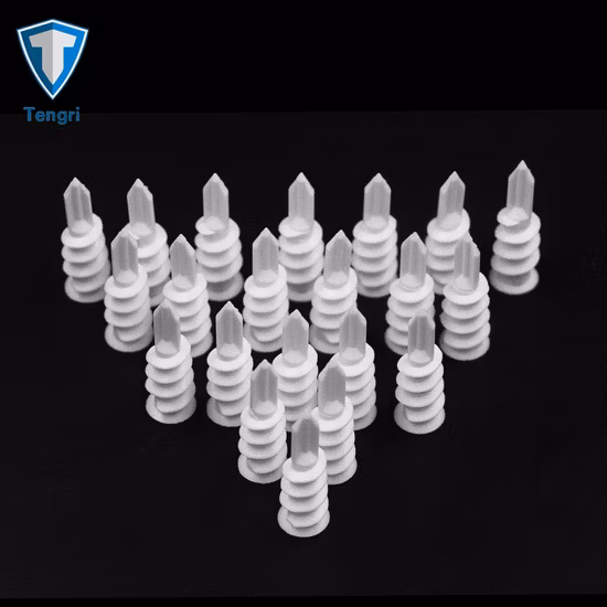 White Color Plastic Nylon Anchor Wall Plug with Expand Nail