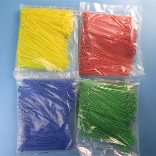 Factory PA 66 Nylon Cable Tie Plastic Wire Zip Ties Self